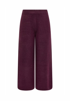Evans, PLUS SIZE WIDE LEG TROUSERS - Pantalon classique - mauve