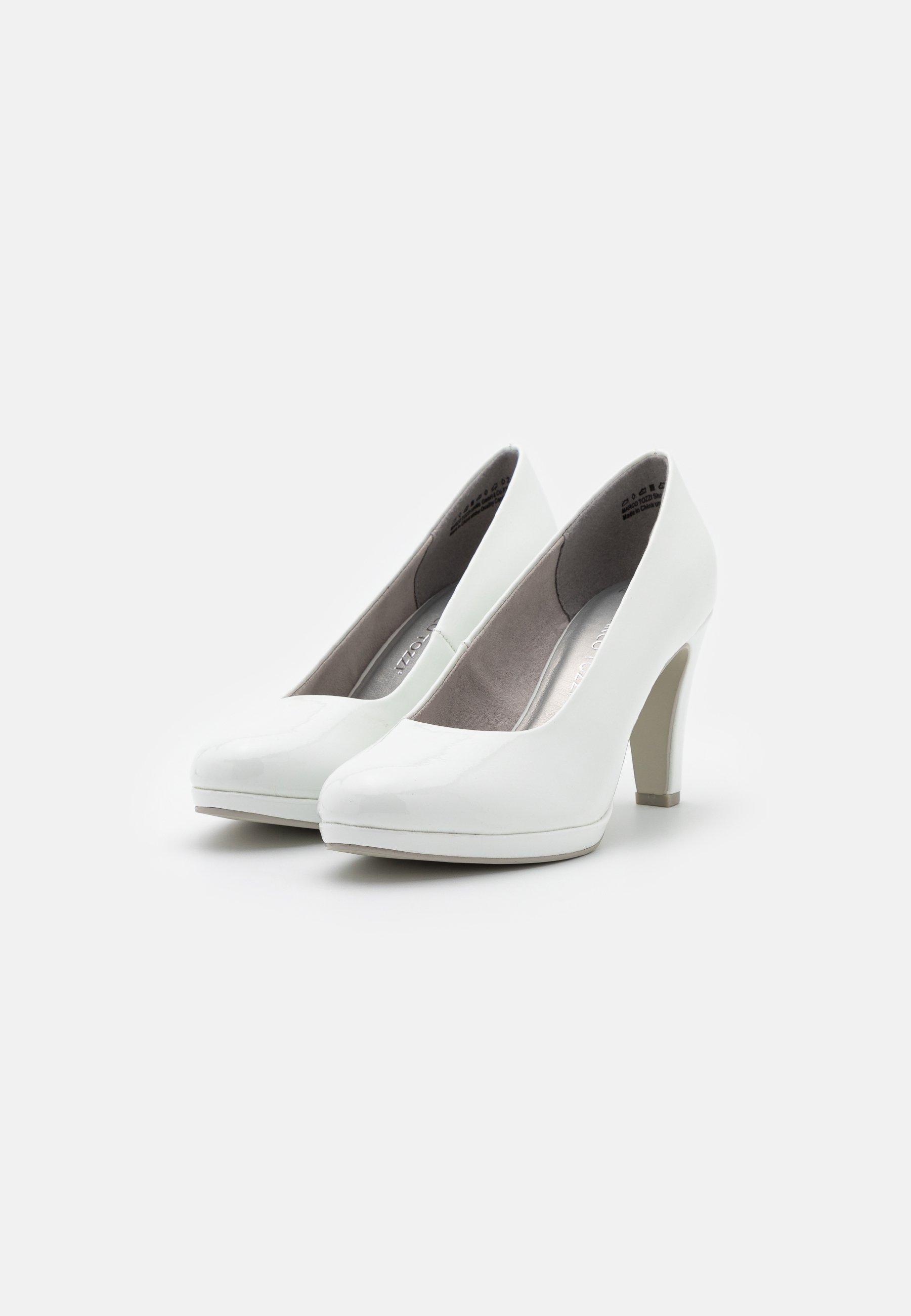 Marco Tozzi Plateaupumps - white/wit - Zalando.be