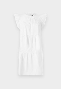 PCJILLA O NECK SHORT DRESS - Dienas kleita - bright white