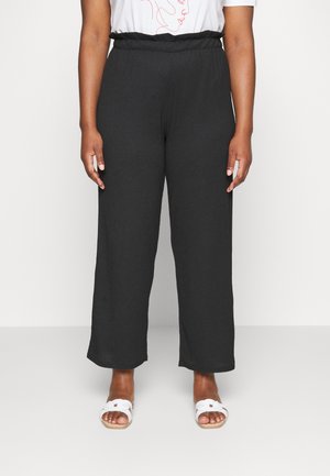 PCSELINA PANTS - Hlače - black