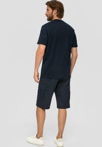 s.Oliver FRONTPRINT - T-shirt print - navy