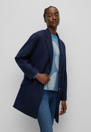 CASETTO - Short coat - open blue six
