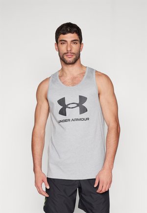 UA SPORTSTYLE LOGO  - Linne - steel light heather/black