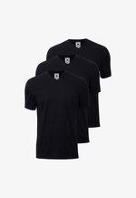 Dovre 3-PACK V-NECK - Unterhemd/-shirt - black/schwarz - Zalando.de