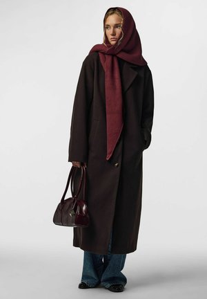 Pieces, PCKOMMA RIB BIG TRIANGLE SCARF NOOS BC - Bufanda - tawny port