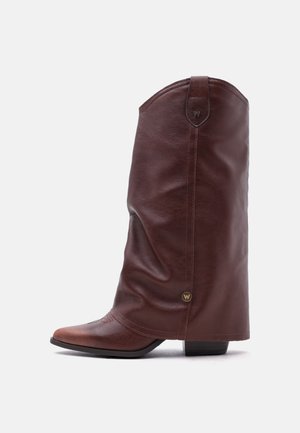 Wrangler, TALIA WOMEN HIGH - Каубойски/мотоциклетистки ботуши - tortoise shell