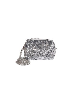 Abro S Metallic Silver Croc Clutch Bag 026951-21 0091