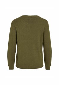 VILA VIRIL O-NECK NOOS - Stickad tröja - capulet olive