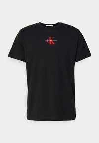 REGULAR FIT - Jednoduché tričko - calvin klein black