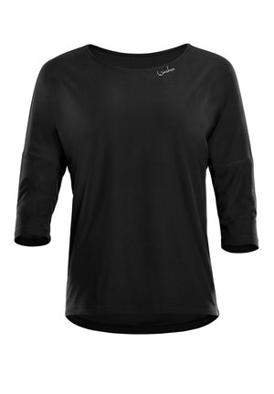 FUNCTIONAL LIGHT AND SOFT DT111LS - Top s dlhým rukávom - black