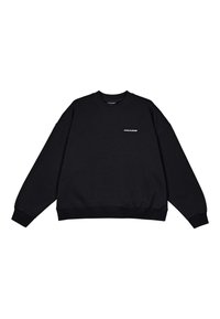LOGO OVERSIZED SWEATER - Felpa - washed black/white gum