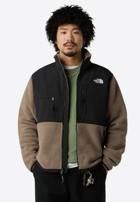 The North Face M RETRO DENALI JACKET - Giacca in pile - mocha brown tnf black