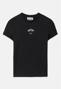 T-shirt med print - black