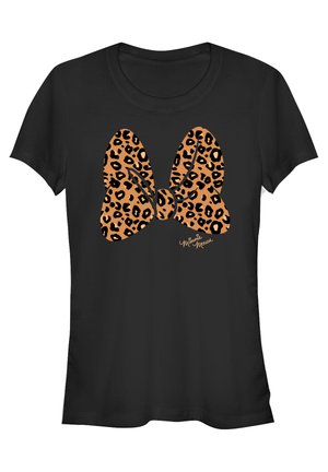 Disney MICKEY CLASSIC ANIMAL PRINT BOW - T-Shirt print - black