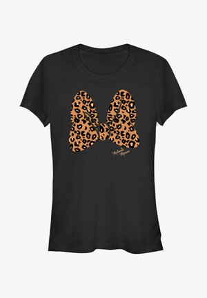 Disney, MICKEY CLASSIC ANIMAL PRINT BOW - T-shirt z nadrukiem