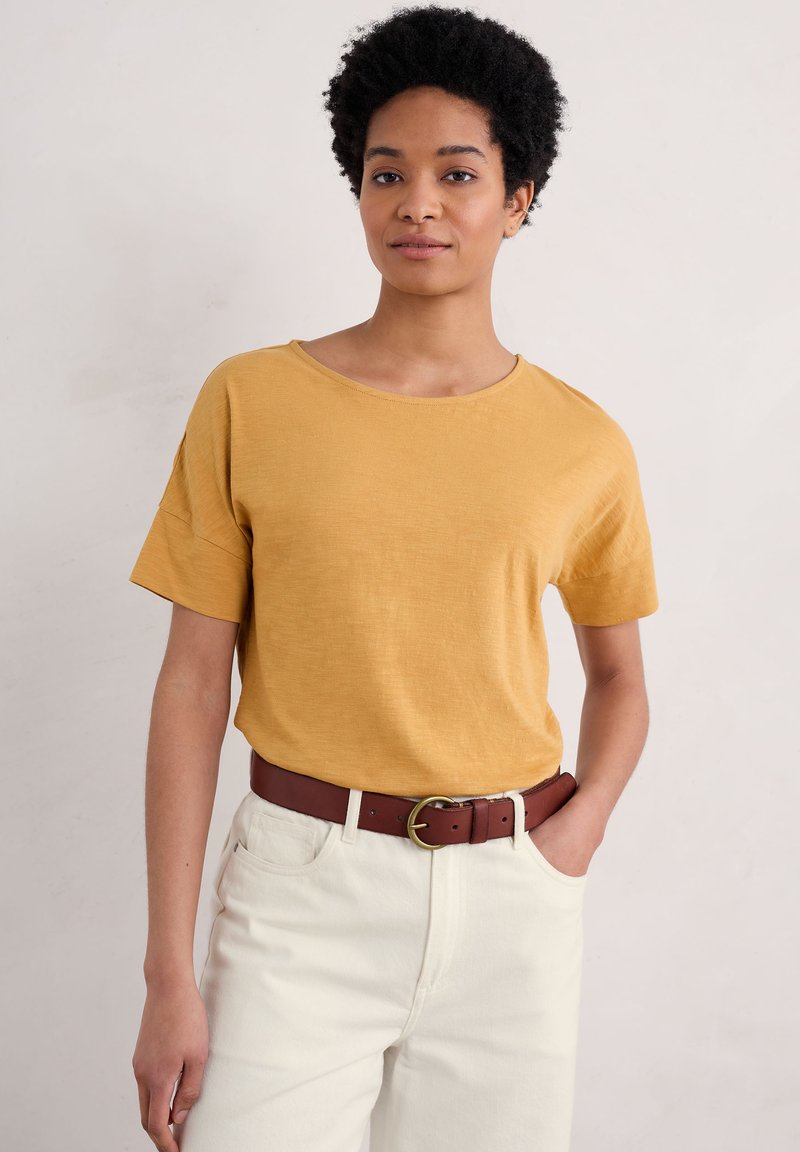 Seasalt Cornwall BRYHER VIEW - T-Shirt basic - dark sienna yellow