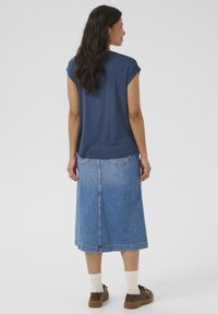 Bon'A Parte ZALLY - T-shirt imprimé - dress blues