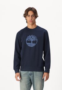 Timberland TREE LOGO CREW NECK  - Felpa - dark sapphire