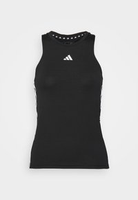 TRAIN ESSENTIALS REGULAR 3-STRIPES - Débardeur - black/white