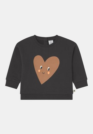 HEART UNISEX - Sweatshirt - off black