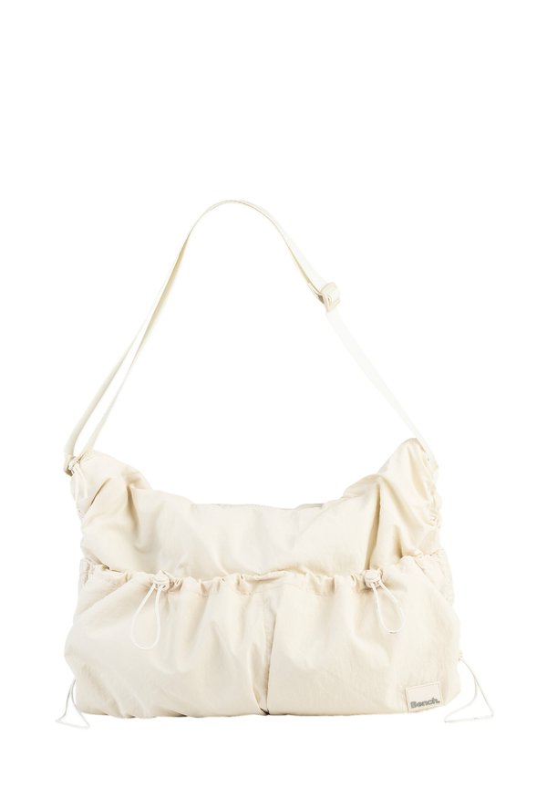 CLASSIC - Handtasche - beige weiß