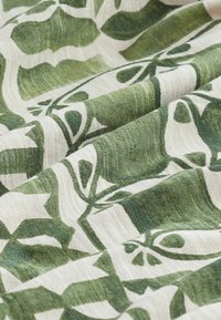 Next V-NECK BUBBLE HEM - REGULAR FIT - T-Shirt print - green