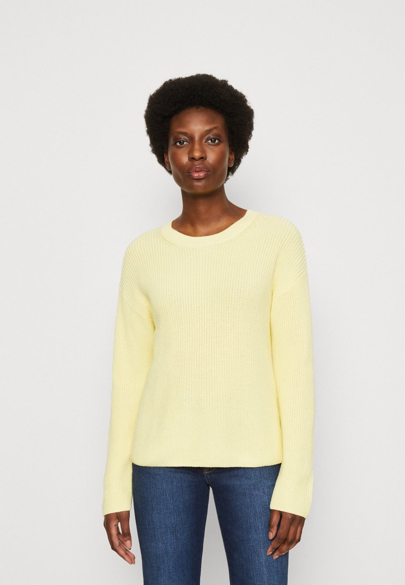 GAP STITCH Pullover soft yellow/jaune ZALANDO.FR