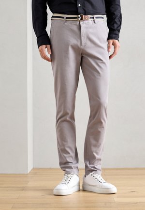 BELTED MOTT - Chinos - grey