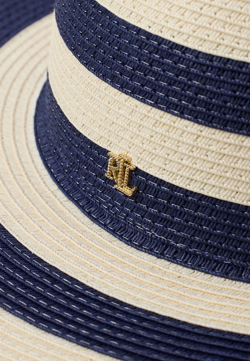 Lauren Ralph Lauren STRIPED STRAW SUN HAT - Hat - navy  display picture 2