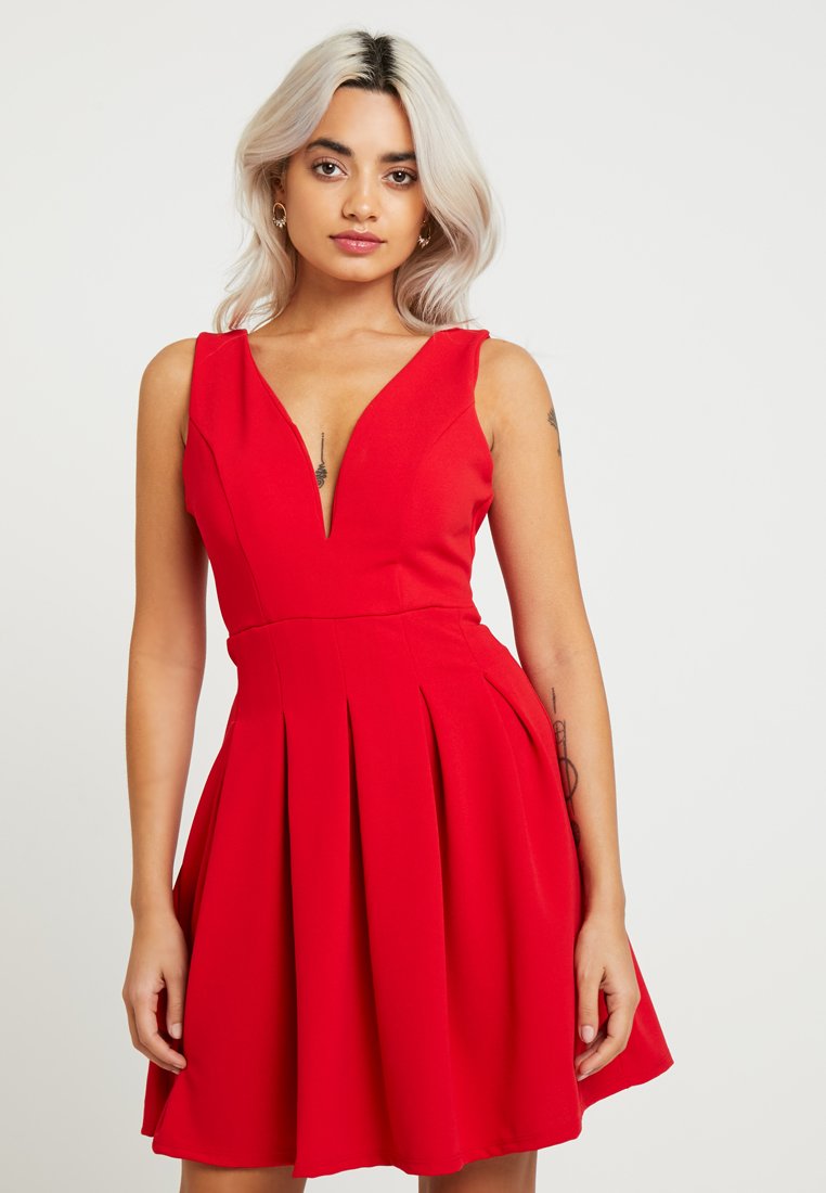 WAL G PETITE EXCLUSIVE V NECK MINI DRESS Cocktail dress / Party dress