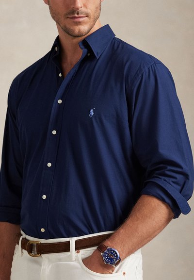 Polo Ralph Lauren Big & Tall STRETCH POPLIN SHIRT - Πουκάμισο - newport navy
