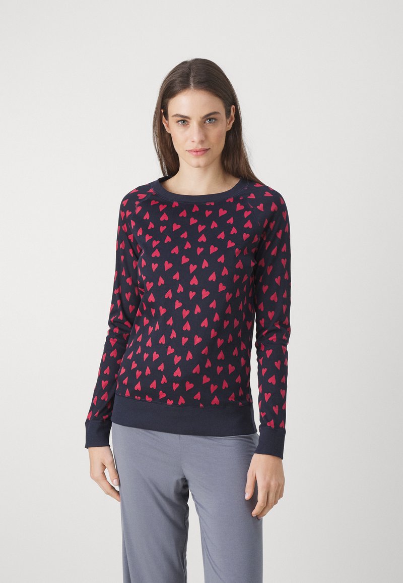 Calida LANGARM - Pyjamashirt - dark lapis blue