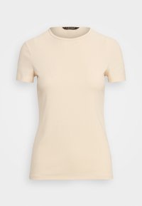 STRETCH COTTON T-SHIRT - Basic T-shirt - mascarpone cream