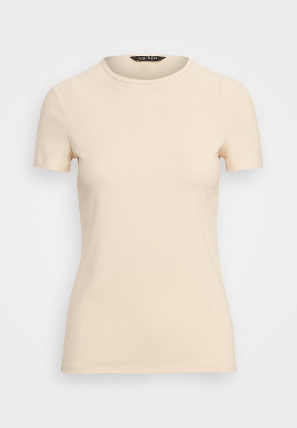 STRETCH COTTON T-SHIRT - Basic T-shirt - mascarpone cream3