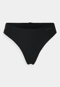 Svart bikiniunderdel i ett mjukt, elastiskt tyg. Har en minimalistisk design och en låg midjehöjd. Subtil logotypdetalj på midjebandet.