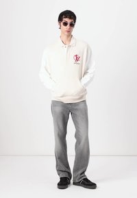 Tommy Jeans COLORBLOCK MONO RUGBY - Sudadera - oat marl