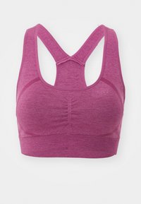 RUSH SEAMLESS BRA - Brassières de sport à maintien normal - dark mauve melange