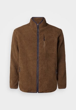 Sudadera con cremallera - brown