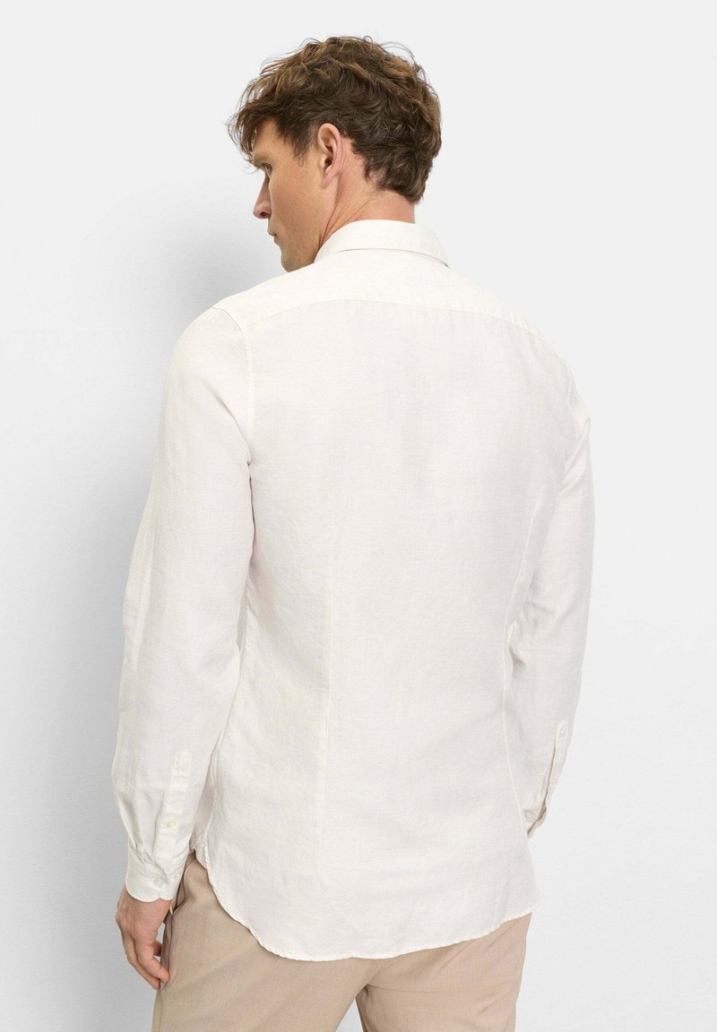 Olymp Level Five Camicia Uomo Maniche Lunghe Body Fit - Hellbeige 20,40 - Twill Con Colletto New York Kent