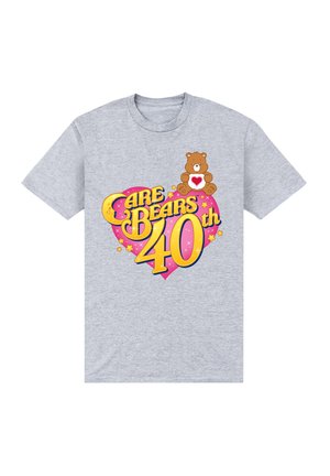CARE BEARS 40TH ANNIVERSARY TENDERHEART BEAR - Camiseta estampada - heather grey