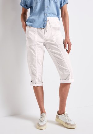 3/4- MIT TURN-UP - Shorts - weiß