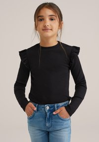 WE Fashion 2-PACK - Ilgarankovis viršutinės dalies drabužis - black