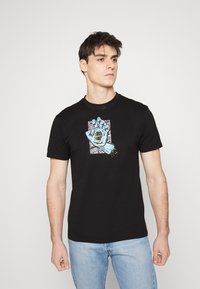 Santa Cruz FLIER HAND UNISEX - T-shirt estampada - black