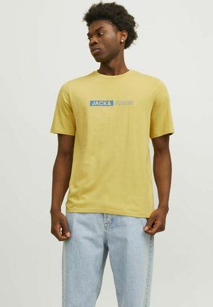 Jack & Jones RUNDHALS  - T-shirt z nadrukiem - jojoba