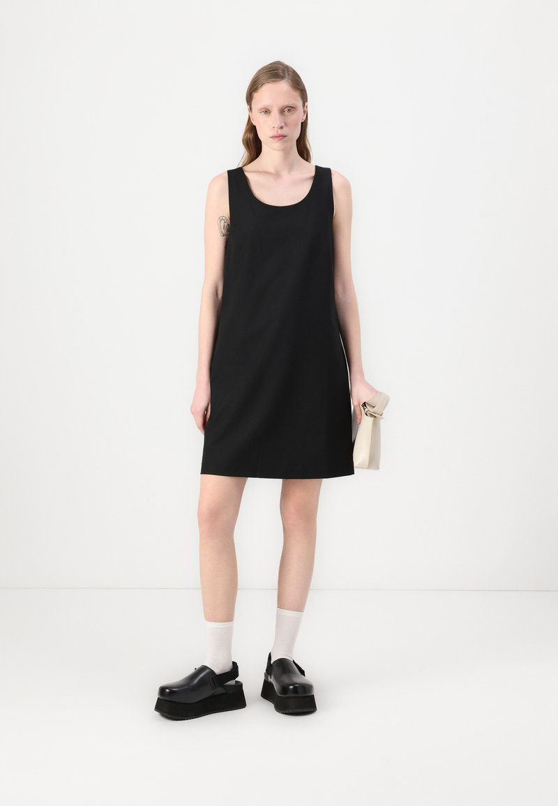 princess polly baby blue dress Calvin Klein SUITING A LINE SHIFT DRESS - Shift dress - black