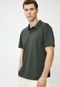 Koton MEALY SHORT SLEEVE - Poloshirt - khaki