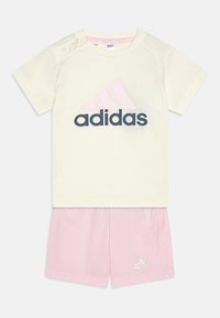 adidas Performance - UNISEX SET - Apdrukāts T-krekls - ivory/clear pink Miniatūras attēls 1