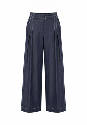 Adrianna Papell, DENIM LIKE TOPSTITCH PANT - Bukser - washed denim cream