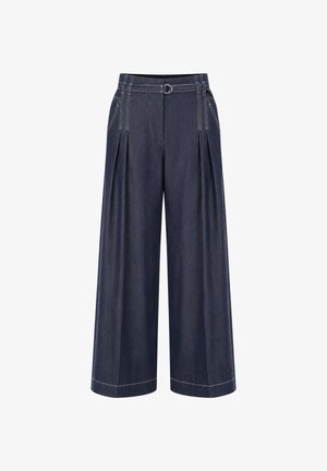 Adrianna Papell, DENIM LIKE TOPSTITCH PANT - Pantaloni - washed denim cream