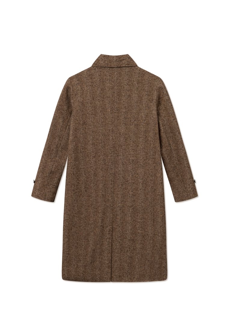 Les Deux MAXIMILIAN Abrigo clásico coffee brown/dark sand